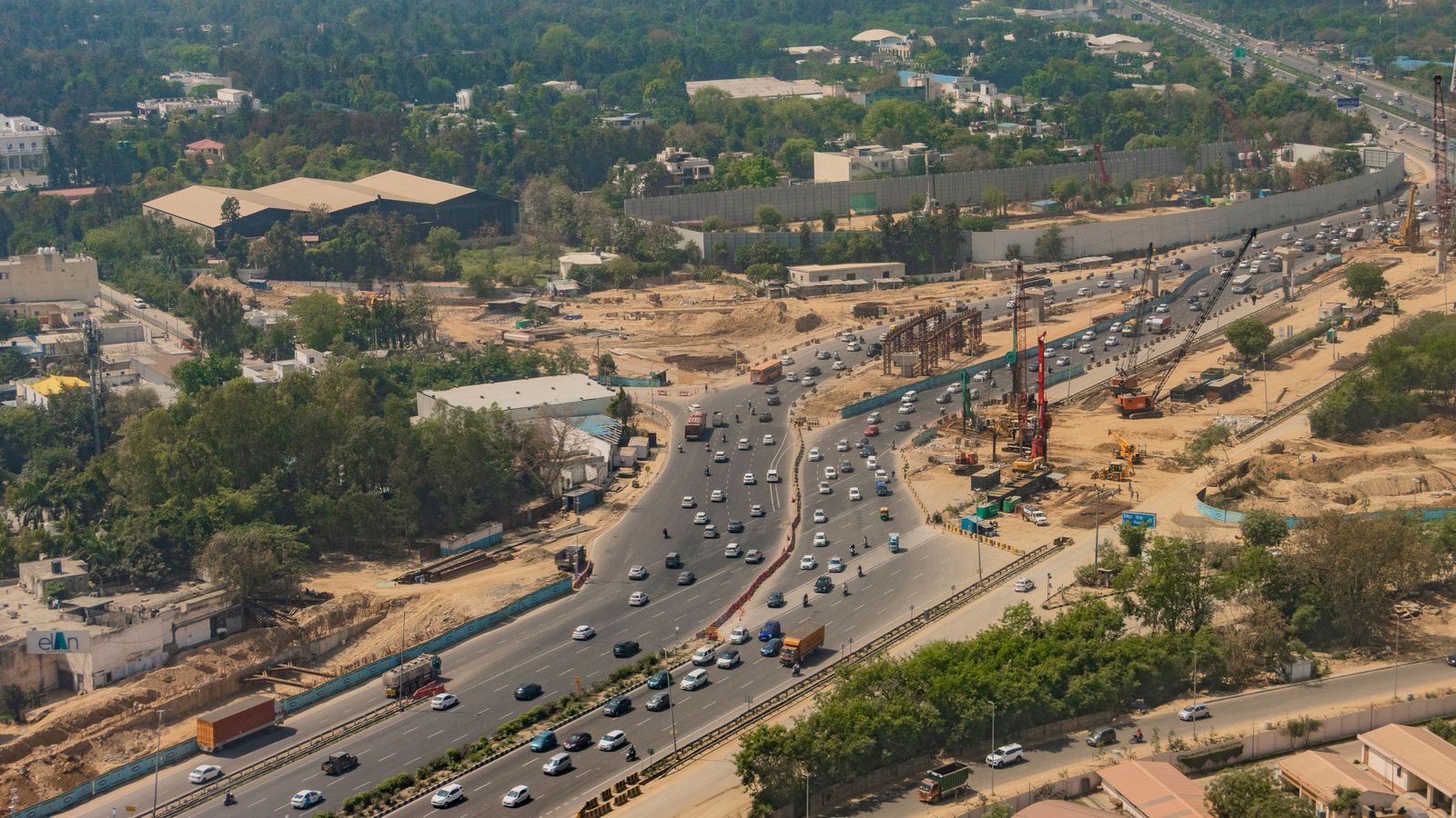 Gurgaon by road